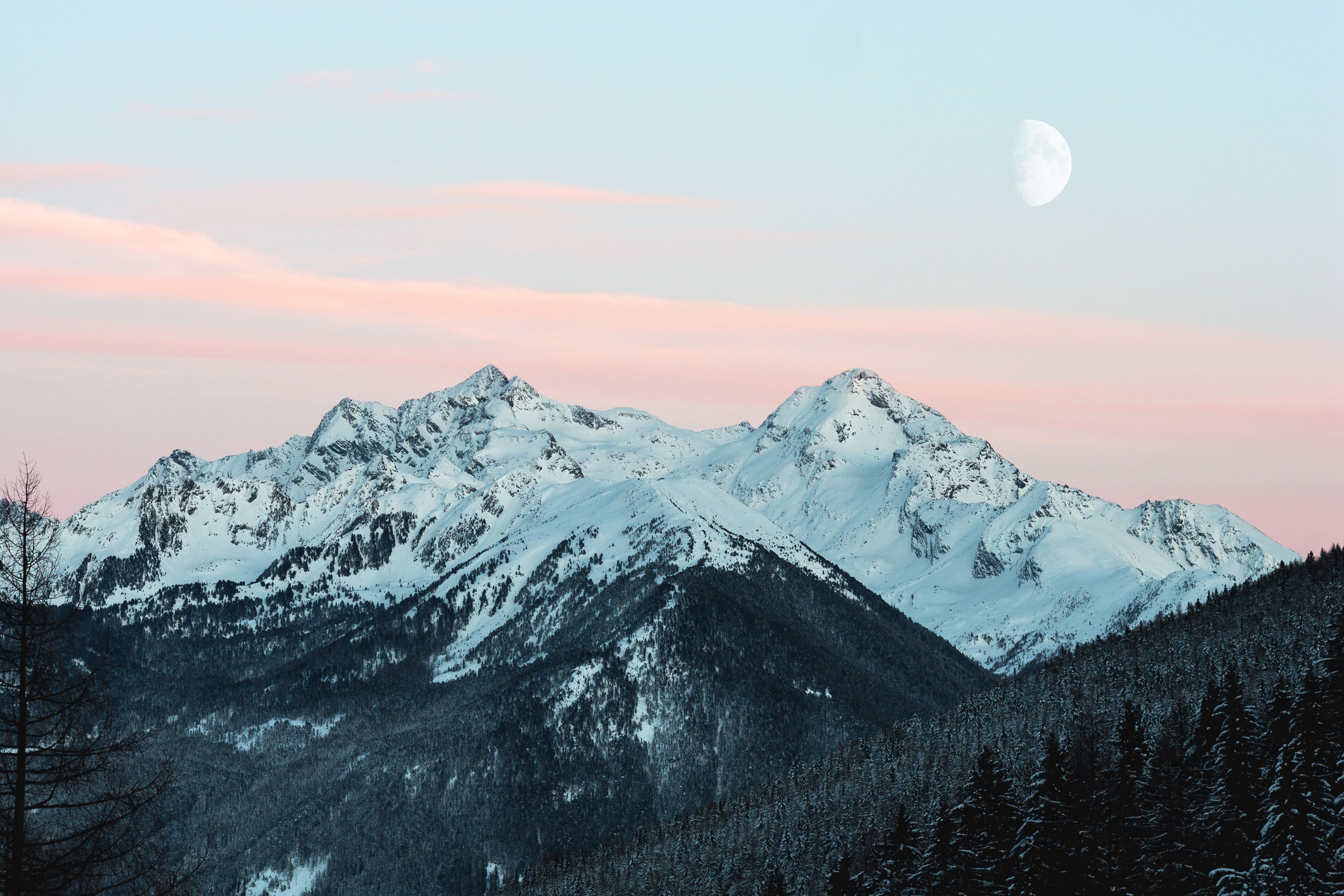 Berggipfel in den Alpen