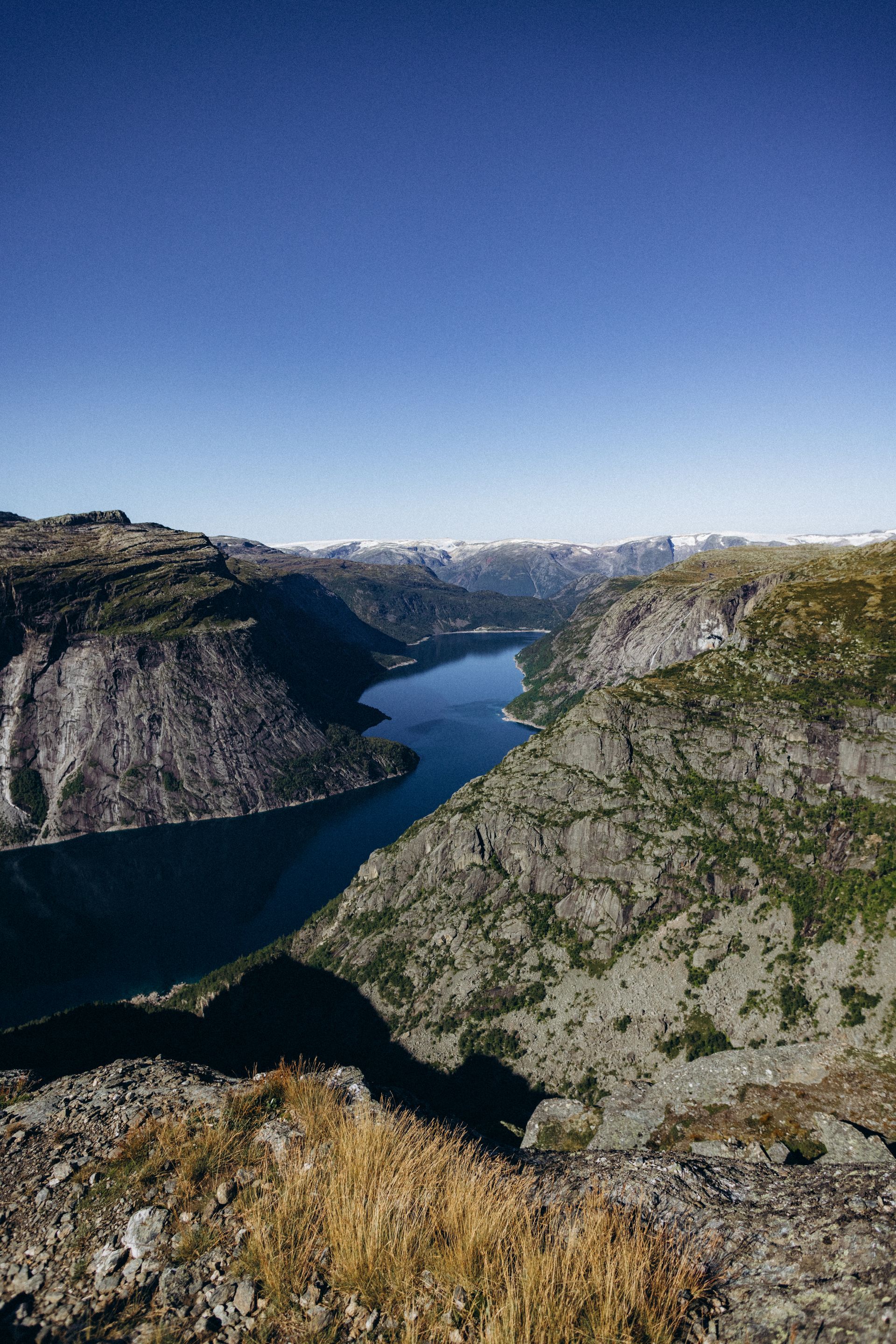 Bergsee in den Alpen